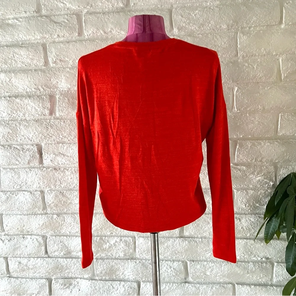 Banana Republic Orange Long Sleeve Tee - Picture 2 of 3